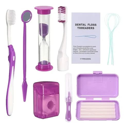 Kit de higiene bucal para ortodoncia